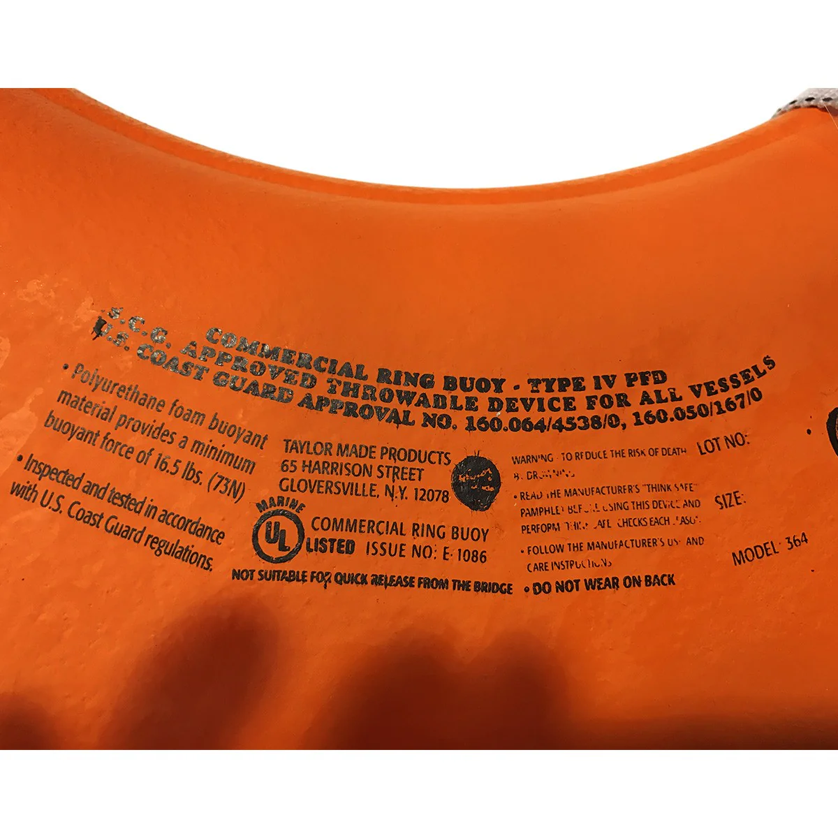 30" USCG Ring Buoy - Image 8
