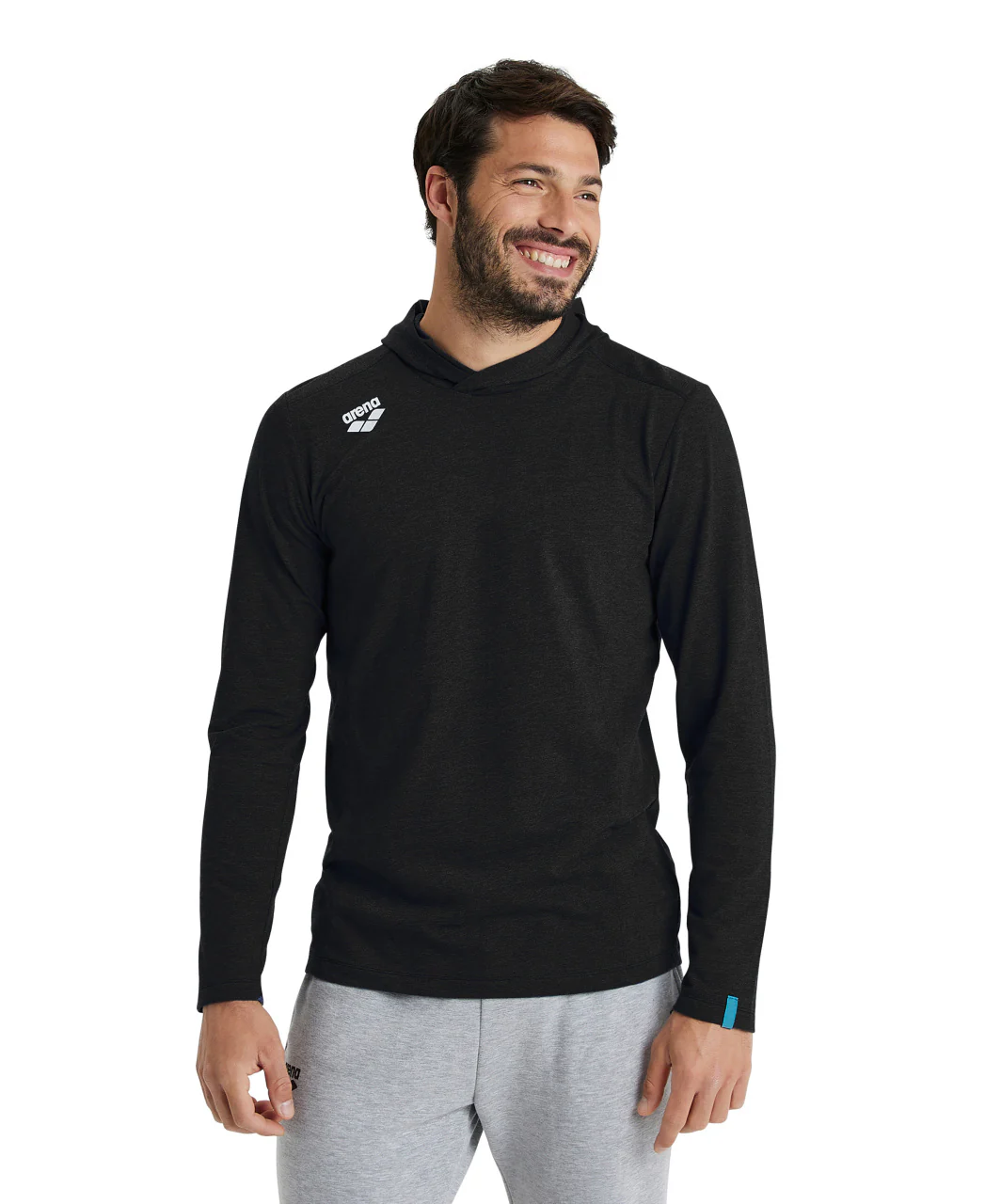 Arena Team Long Sleeve Hooded T-Shirt - Image 9