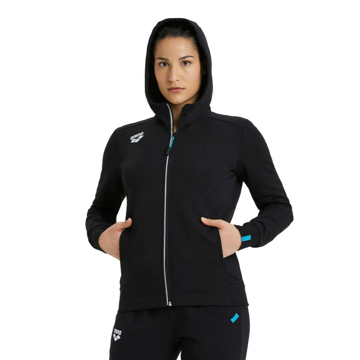 Arena Women's Hooded Panel Jacket - Image 28