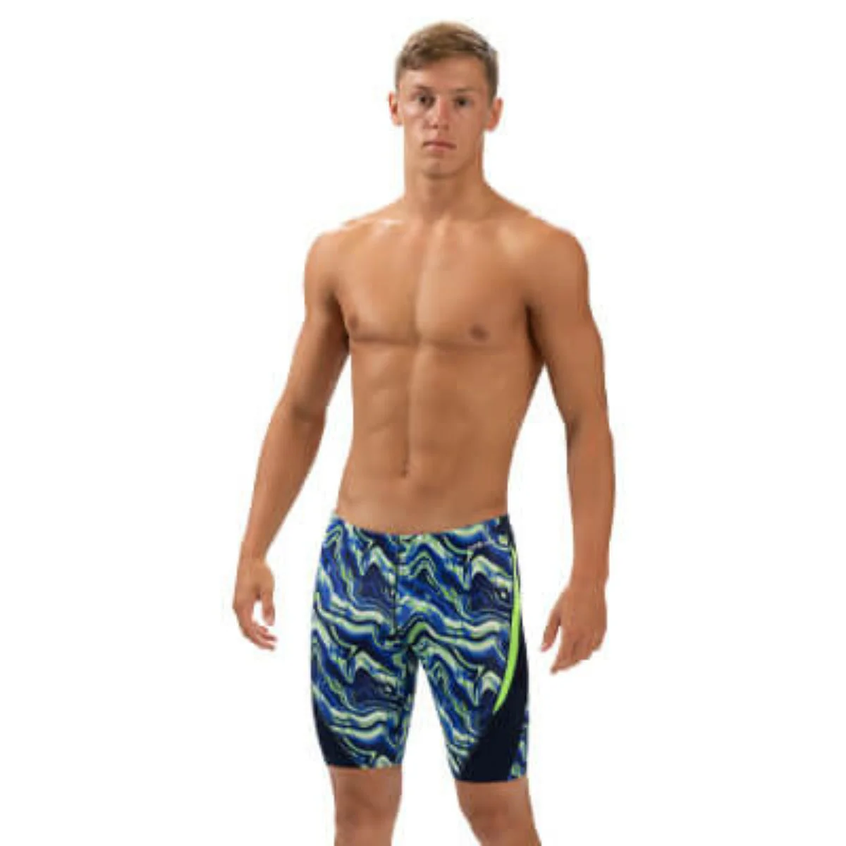 Dolfin Blaze Print Color Block Jammer - Image 17