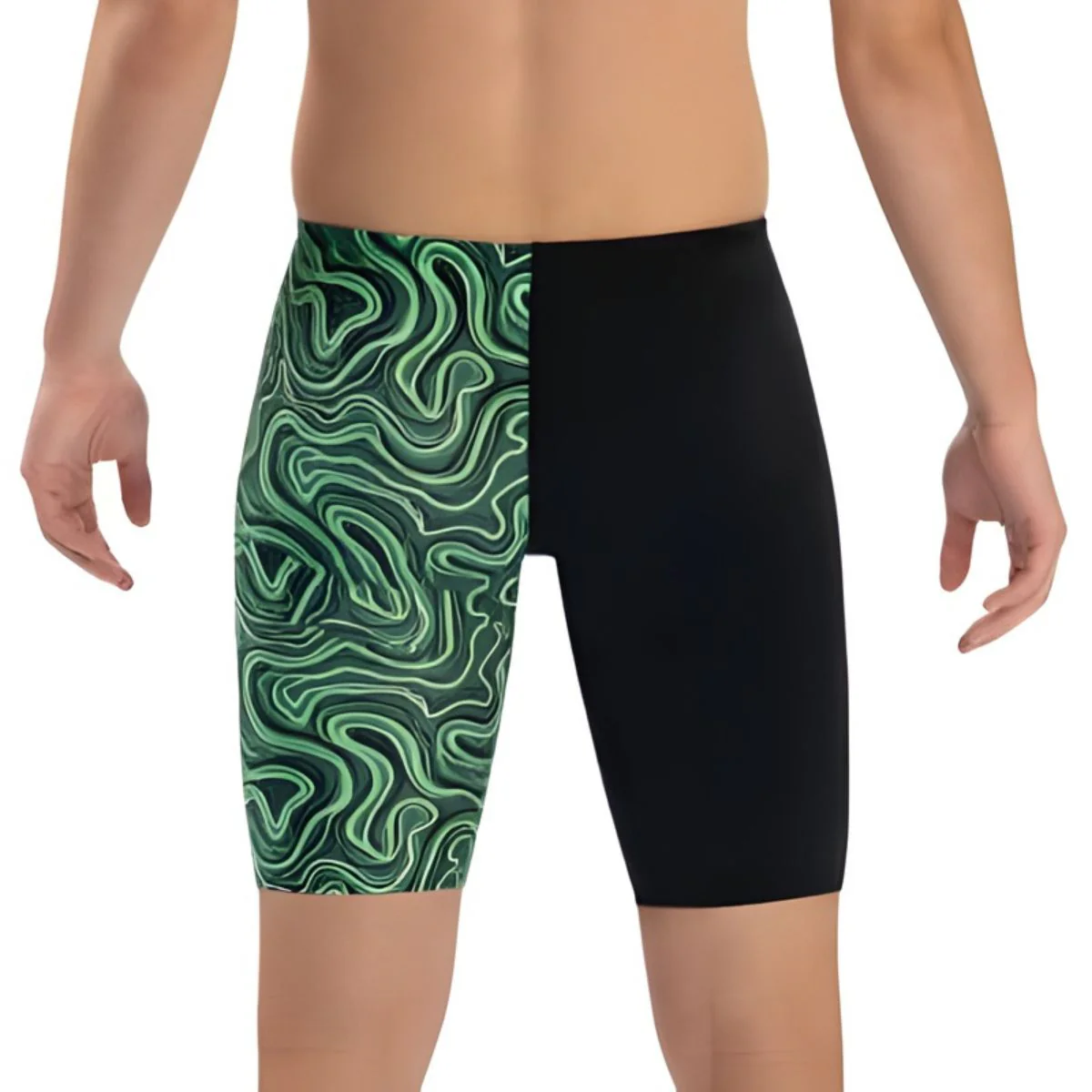 Dolfin Tsunami Print Asymmetrical Jammer - Image 10