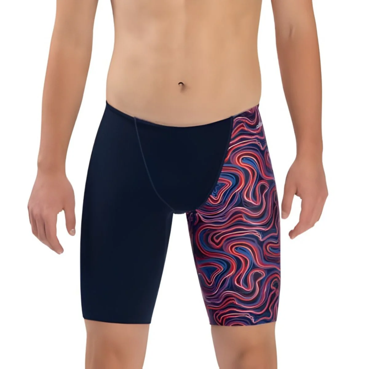 Dolfin Tsunami Print Asymmetrical Jammer - Image 3
