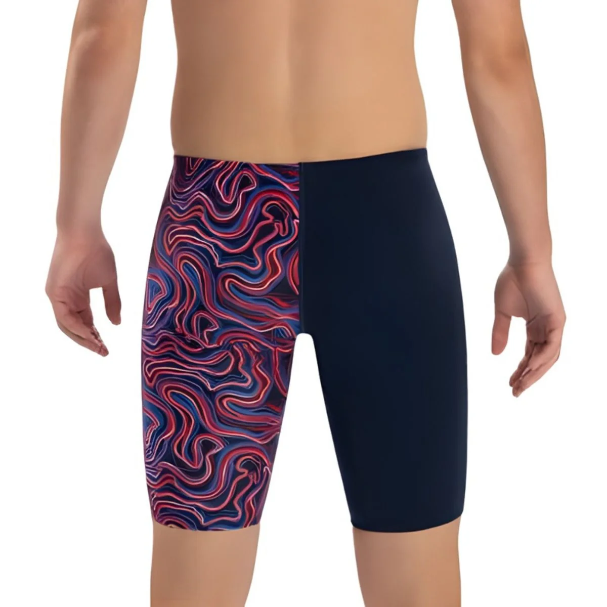 Dolfin Tsunami Print Asymmetrical Jammer - Image 4