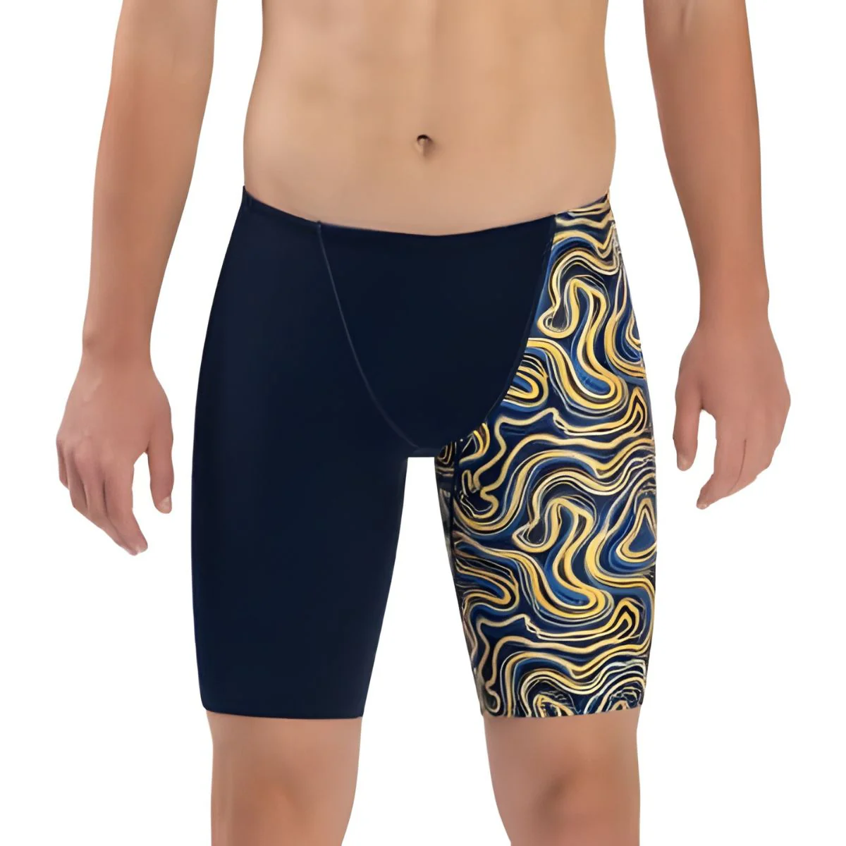 Dolfin Tsunami Print Asymmetrical Jammer - Image 5