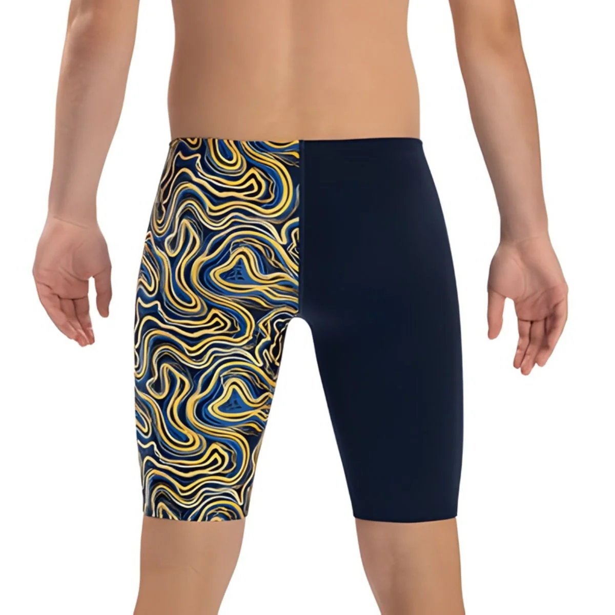 Dolfin Tsunami Print Asymmetrical Jammer - Image 6