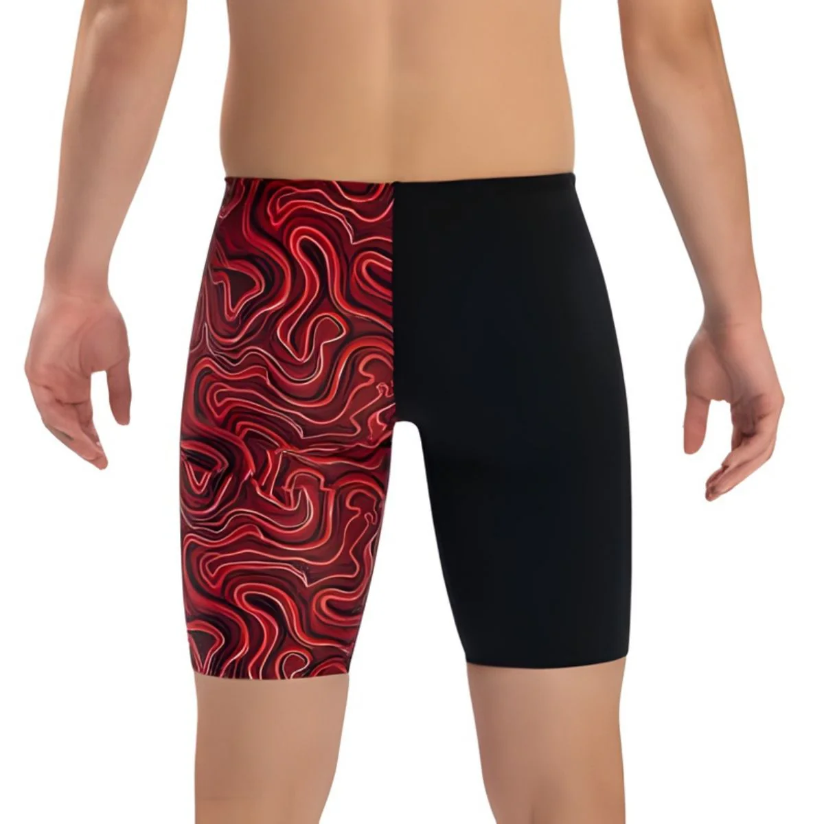 Dolfin Tsunami Print Asymmetrical Jammer - Image 8