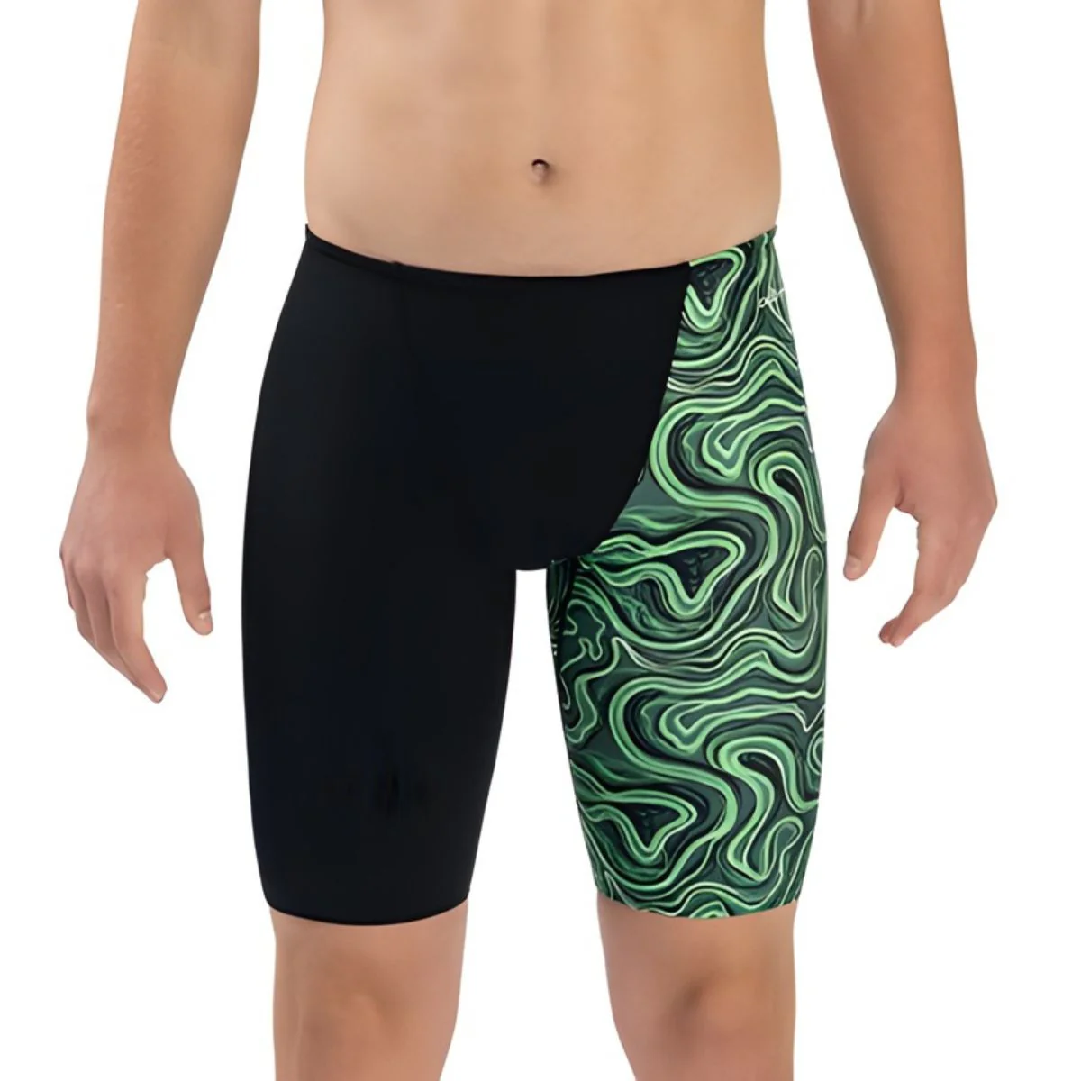 Dolfin Tsunami Print Asymmetrical Jammer - Image 9
