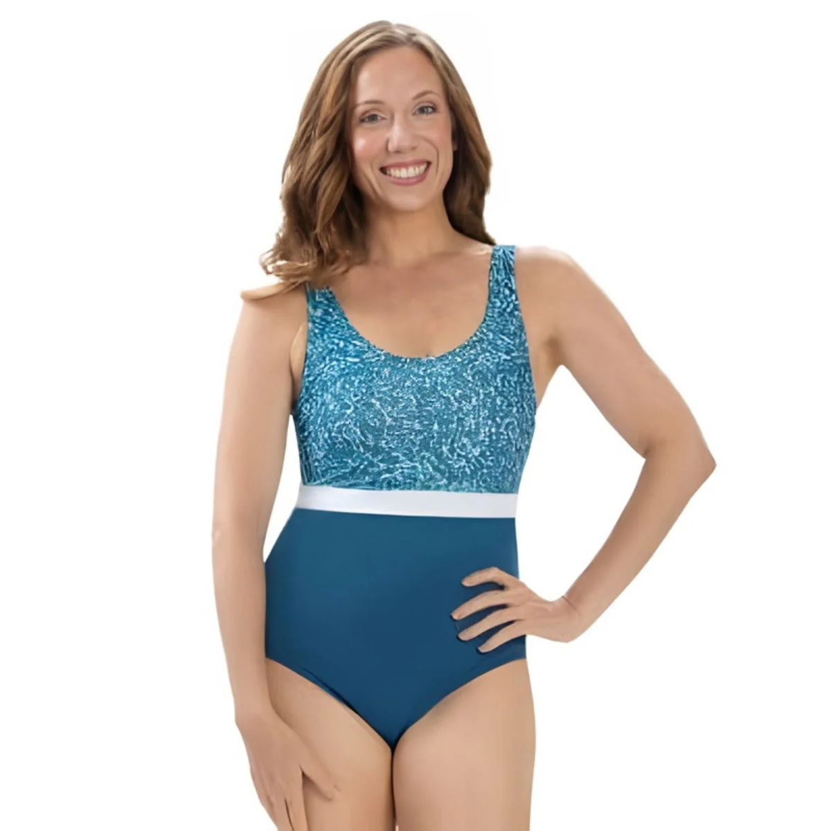Dolfin Women's Color Block Moderate Scoop Back - Image 5