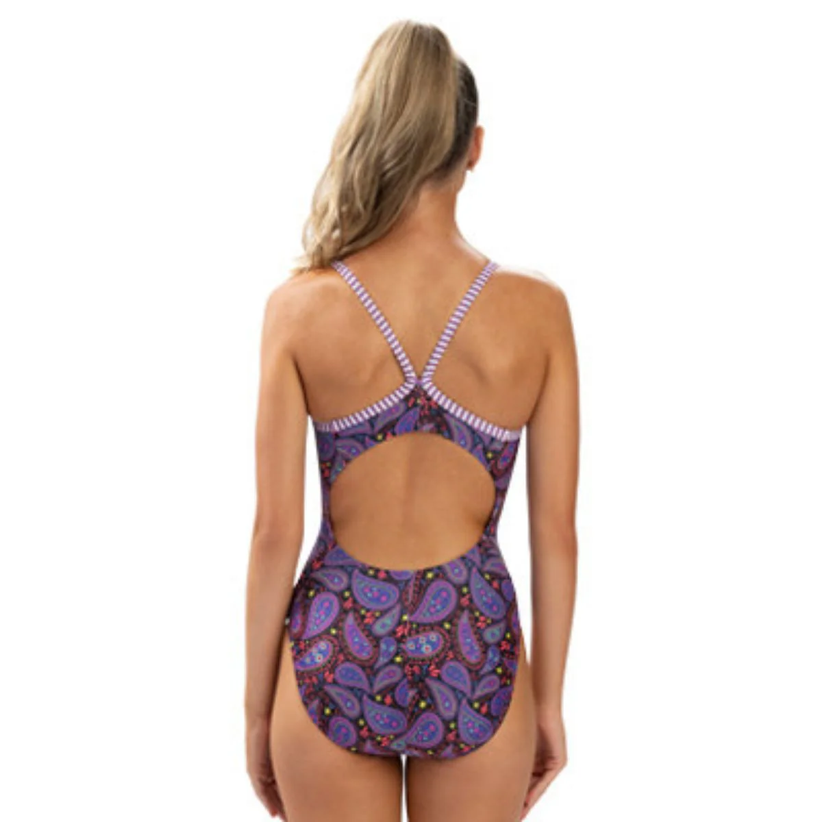Dolfin Women's Print V-2 Back - Image 12