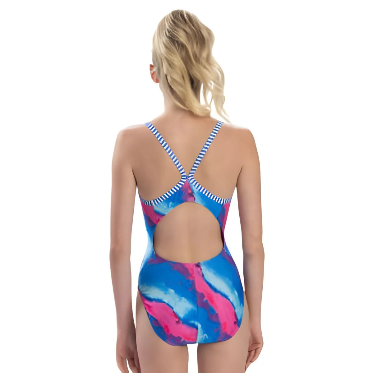 Dolfin Women's Print V-2 Back - Image 38