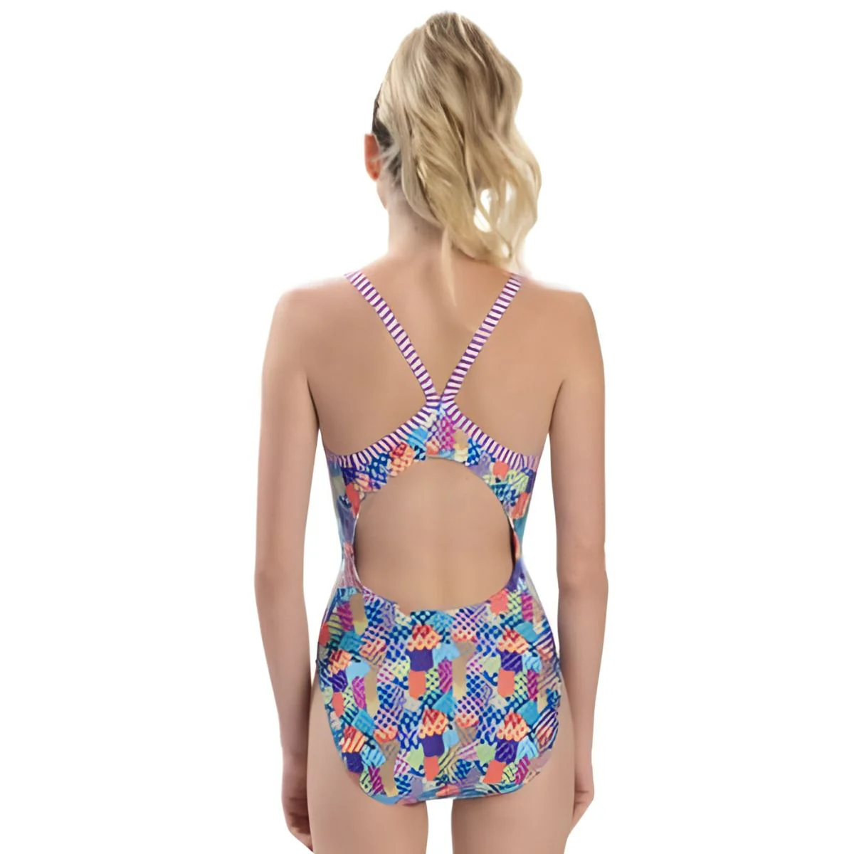 Dolfin Women's Print V-2 Back - Image 42