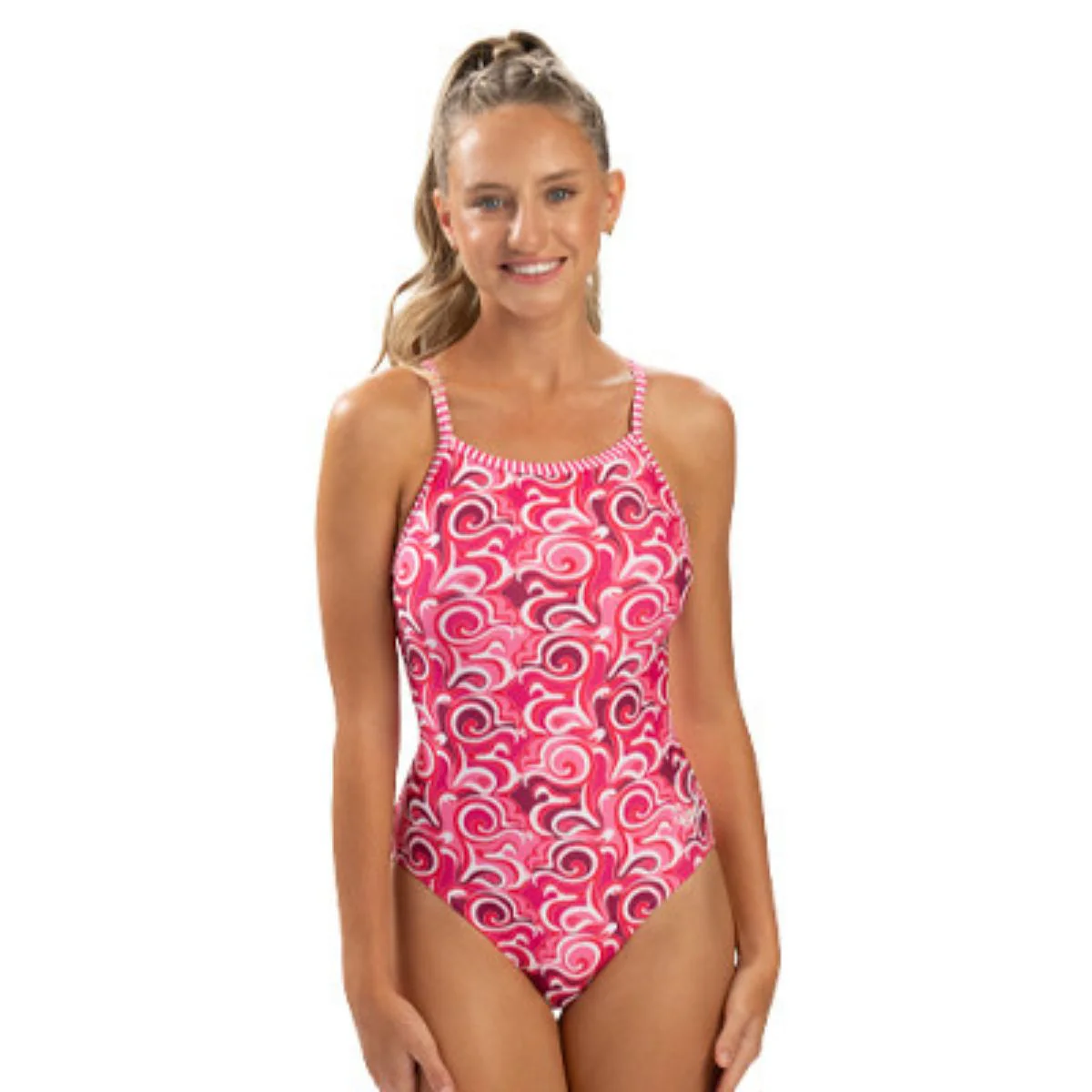 Dolfin Women's Print V-2 Back - Image 5