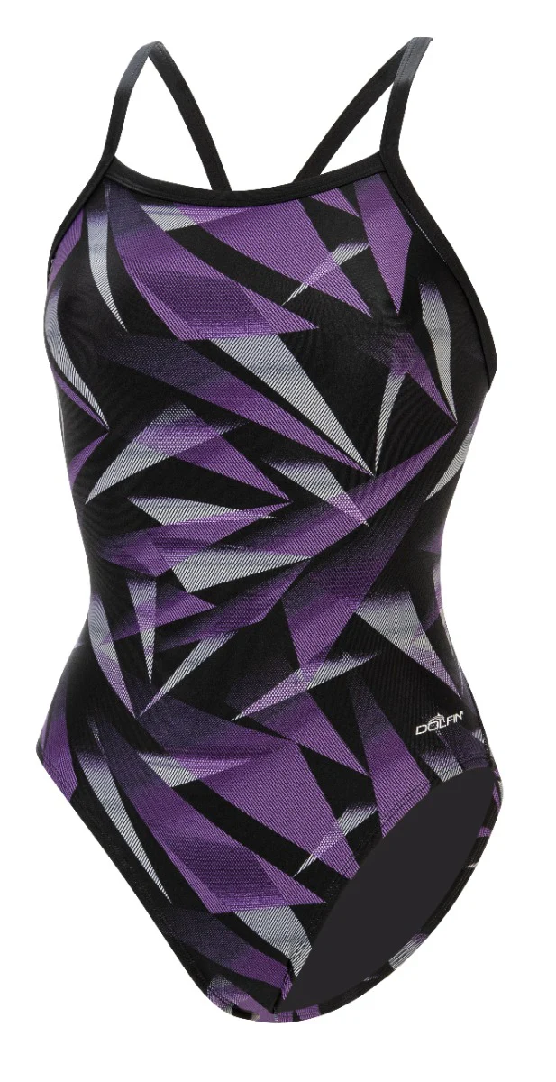 Dolfin Women's Print V2 Back One Piece - Image 7