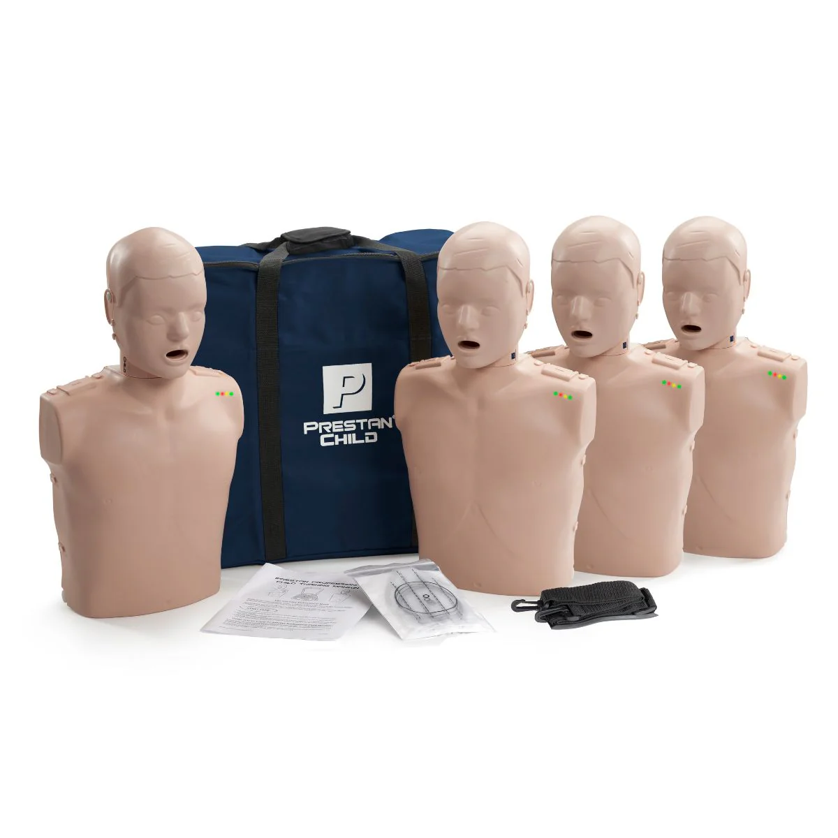 Prestan Child Training Manikins 4-pack w/ CPR Monitor