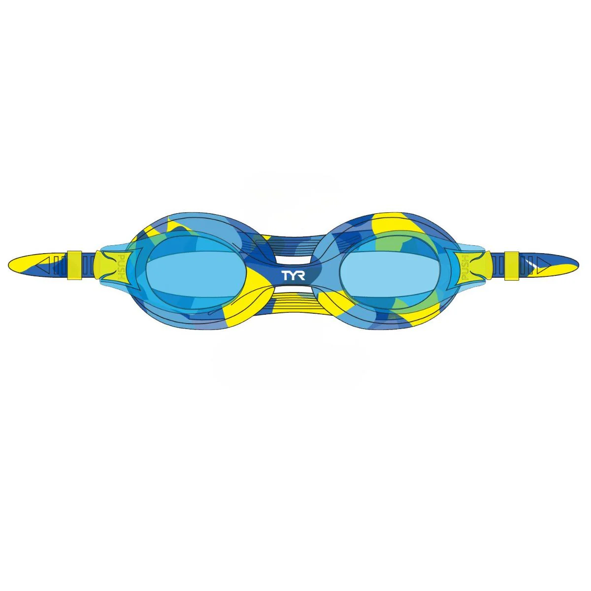 TYR Kid's Swimple Tie Dye Goggle - Image 31