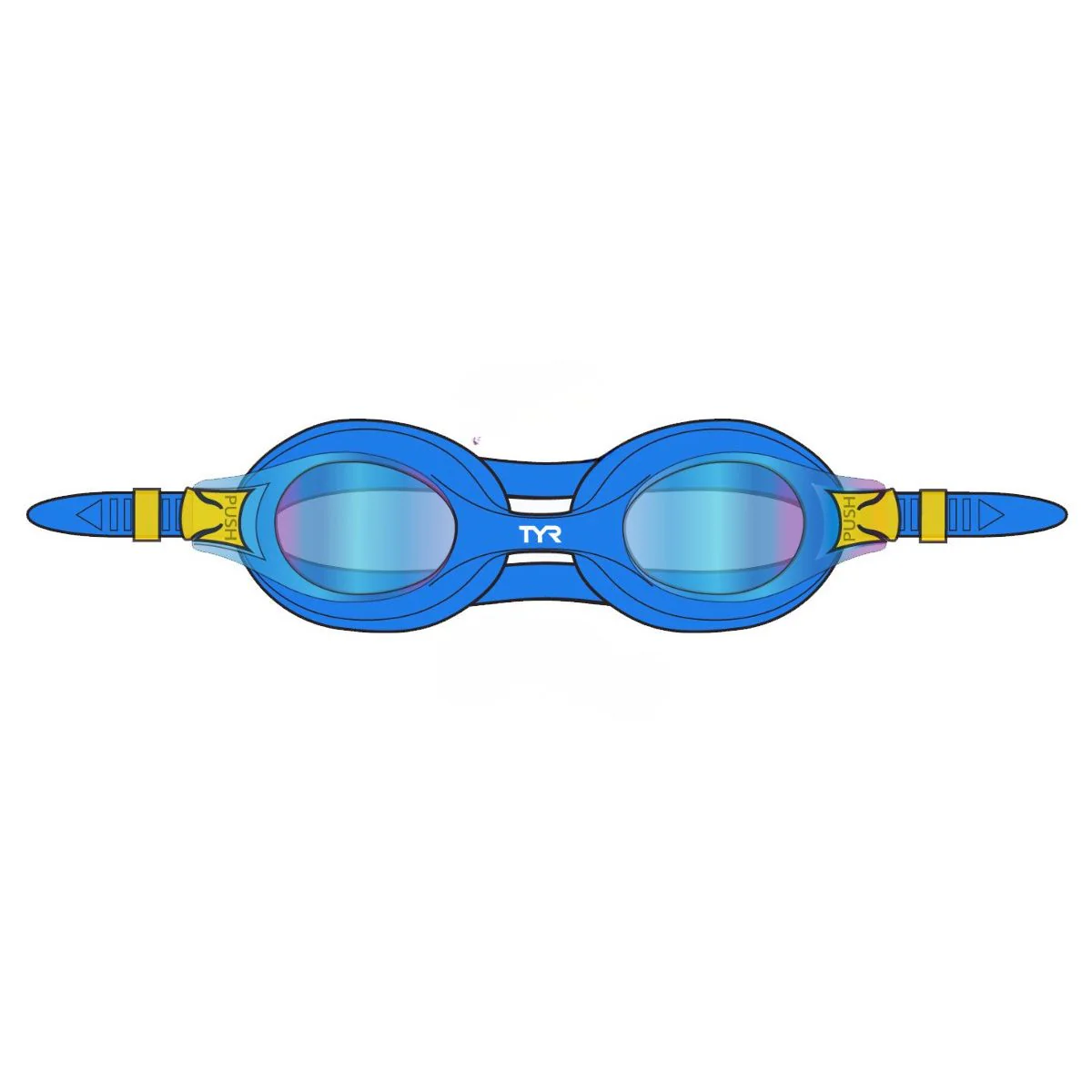 TYR Kids' Swimple Mirrored Goggle - Image 18