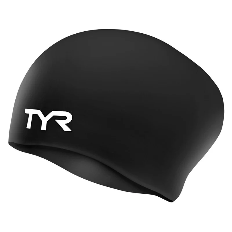 TYR Long Hair Wrinkle-free Swim Cap - Image 2